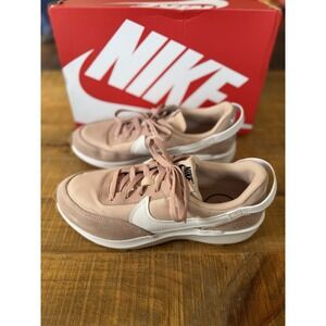 WOMEN'S NIKE WAFFLE DEBUT DH9523-200 Beige RUNNING SNEAKERS Size 9